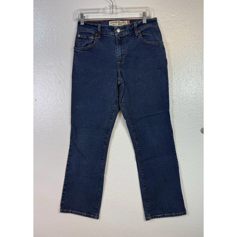 Levis 550 Jeans Sz 6S Miss CLASSIC Relaxed Bootcut Denim 28x29 Stretch Rodeo